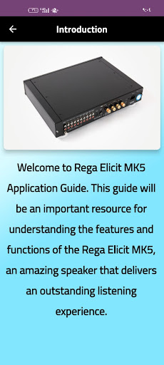 rega elicit mk5 guide Screen 2