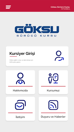 Android application Göksu Sürücü Kursu screenshort