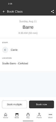 Studio Barre LLC Screen 3