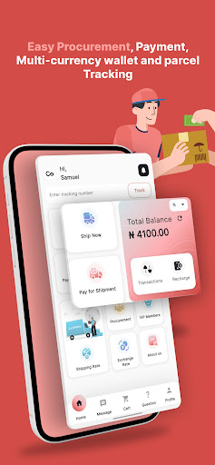 Android application ZShip screenshort