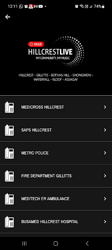 Hillcrest Live Screen 3