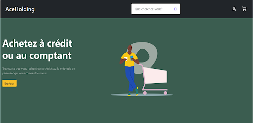 Android application Ace Holding screenshort