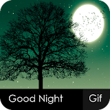 Good night GIF 2017 icon