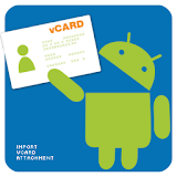 Import vCard Attachment icon