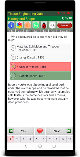 Tissue Engineering Quiz Screen 3