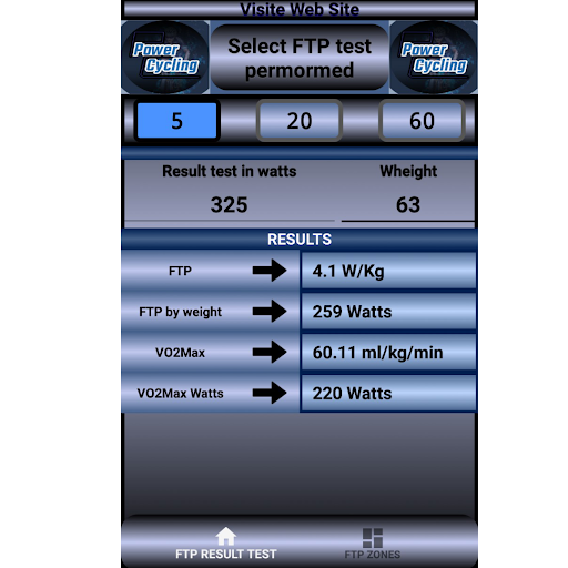 PowerCycling Screen 2