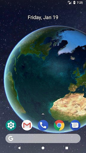 Earth 3D - Live Wallpaper Screen 2