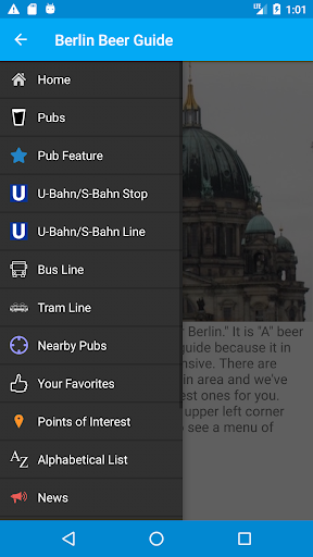 Screenshot of Beer Guide Berlin