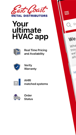 Android application East Coast Metal Distributors screenshort