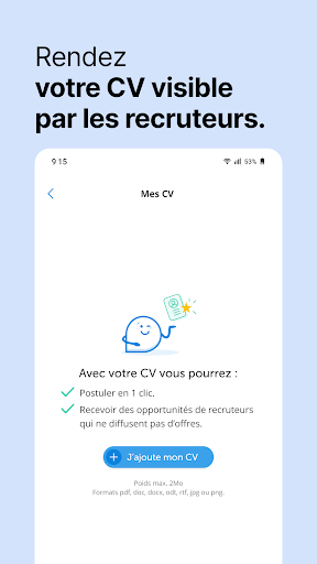 HelloWork : Recherche d'Emploi apkpoly screenshots 3