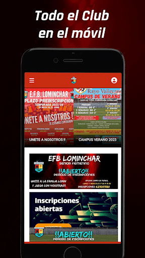 Android application EFB Lominchar screenshort