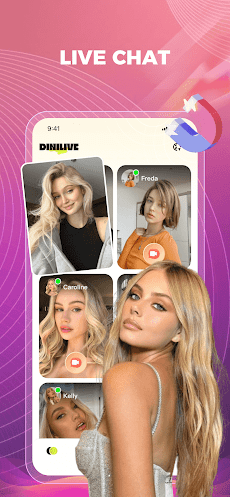 Dinilive-Online video Chatのおすすめ画像1