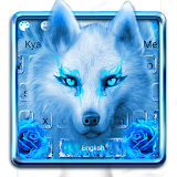 Neon Wolf Keyboard Theme icon