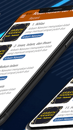 Arbain Nawawi dan Terjemah Screen 2