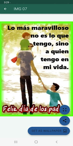 Día del padre. Tarjetas Screen 3