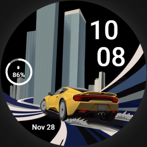 Race car Watch Face screenshot 7