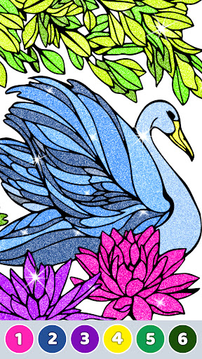 تطبيق Glitter Color Adult Paint Book برو5