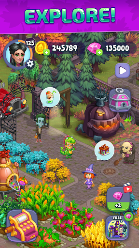 Halloween Farm: Monster Family - Simulation - games