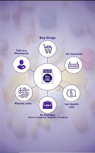 Android application Rx Online Pharmacy screenshort