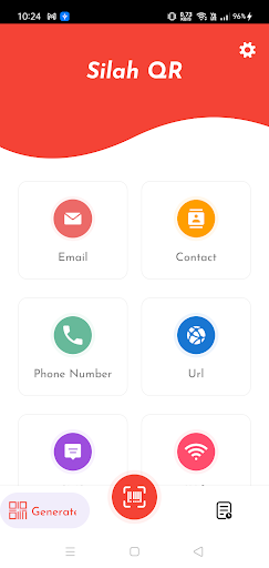 Android application Silah-QR screenshort