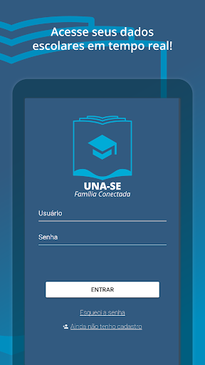 Android application UNA-SE - Família Conectada screenshort