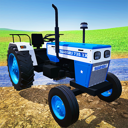 Indian Heavy Driver Tractor 3D