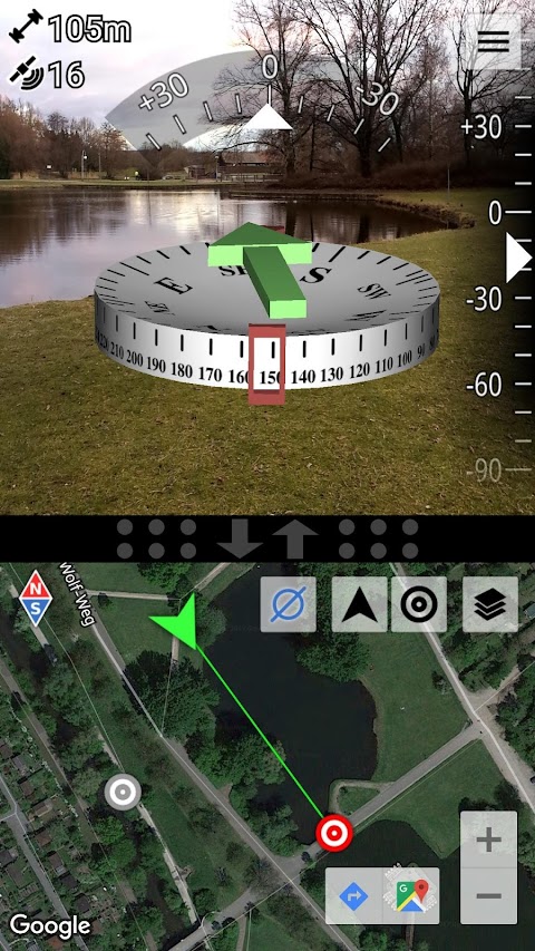 AR GPS Compass Map 3D Proのおすすめ画像1