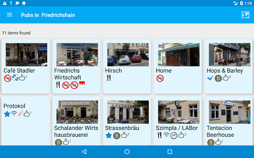 Screenshot of Beer Guide Berlin