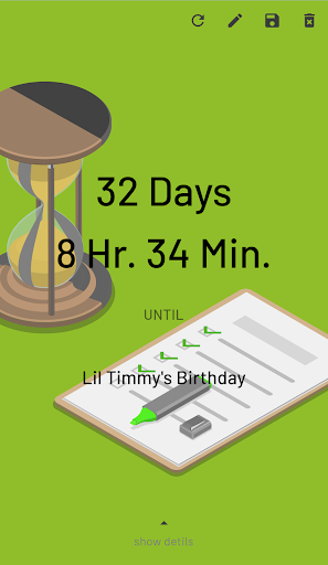 Time Until Screen 3