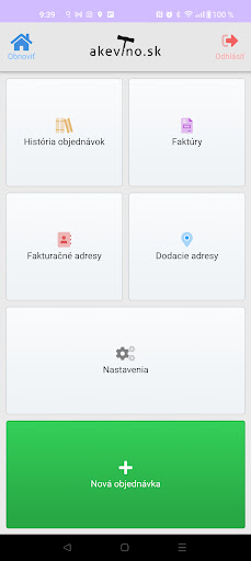 Android application HoReCa Grandvino (akevino.sk) screenshort