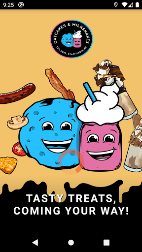 Android application Oatcakes & Milkshakes screenshort