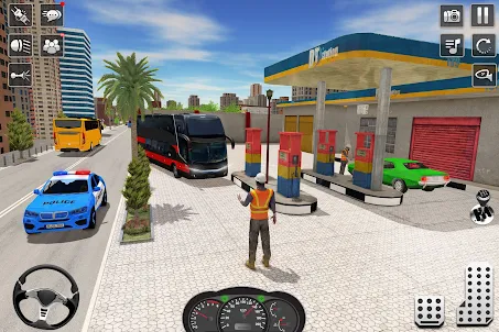 巴士駕駛遊戲-巴士遊戲 3d