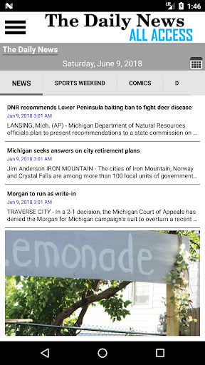 The Daily News All Access Screen 3