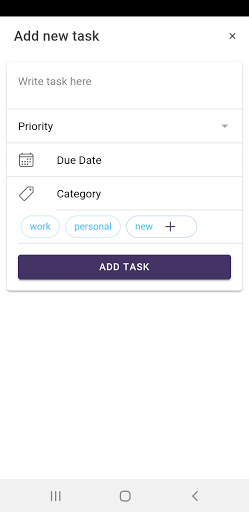 To Do List Screen 2