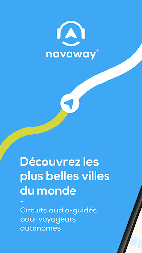 Android application navaway : Circuits audioguidés screenshort