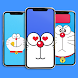 Kawaii Blue Cat Robot Wallpaper HD - Androidアプリ