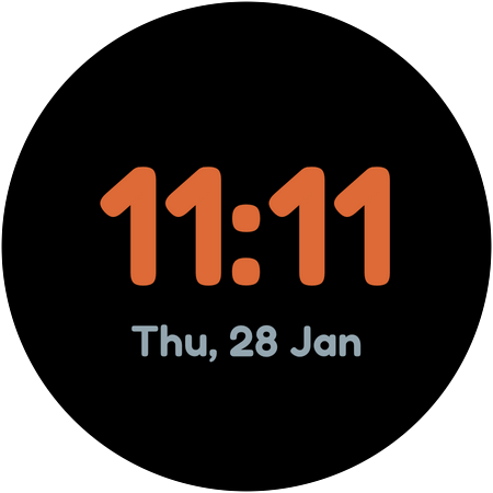 Minimalist Watch Face - RSP Screenshot 2 - AppWisp.com