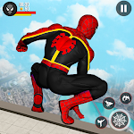 Cover Image of Tải xuống Flying Rope Hero: Spider Games  APK