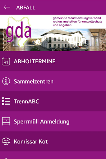 GDA App Screen 2