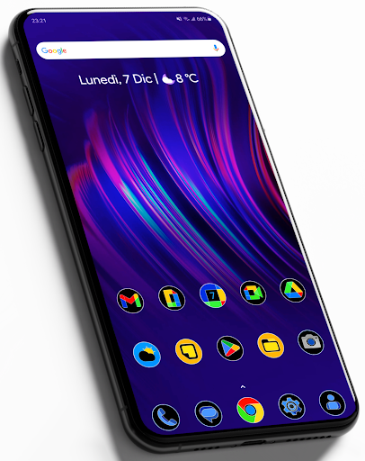 Android application Pixly Fluo - Icon Pack screenshort