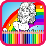 Mermaid Coloring Book for Kids icon