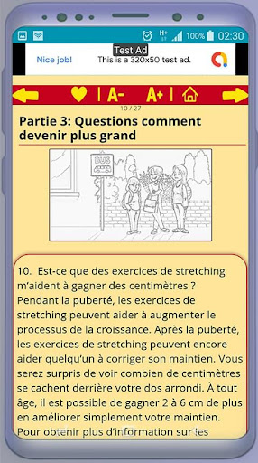 Comment grandir de taille Screen 2