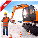 Excavator Pull Tractor: City Snow Cleaner icon
