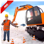 Excavator Pull Tractor: City Snow Cleaner  Icon