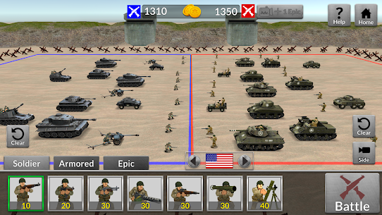 WW2 Battle Simulator Mod Apk 1.7.0 (Infinite Diamond) 7