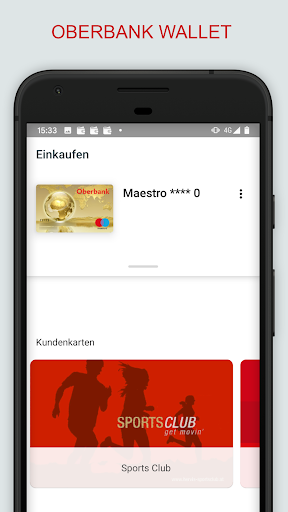 Android application Oberbank Wallet screenshort