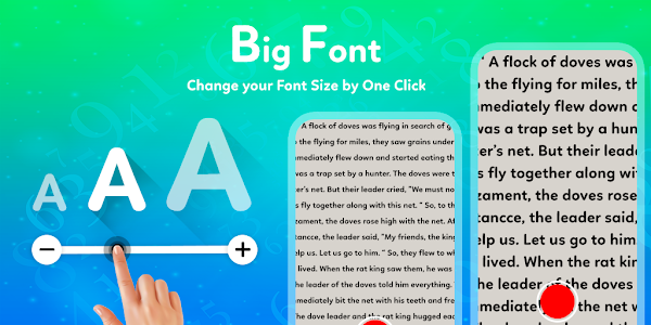 Big Fonts - Font Size Changer Unknown