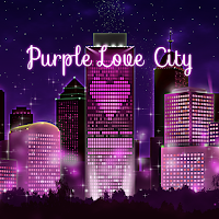 Cute Theme-Purple Love City-