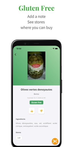 Gluten scan Screenshot 4 - AppWisp.com