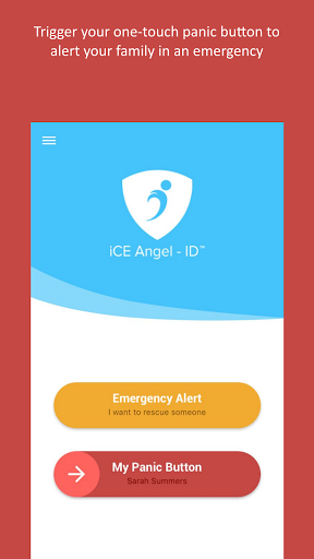 Android application iCE Angel – ID™ Emergency SOS screenshort